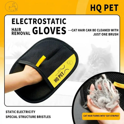 Furgenix® Pet hair remover Electrostatic gloves Two-way brush sticky hair remover Cat hair dog hair glover Grooming Removal Cleaning