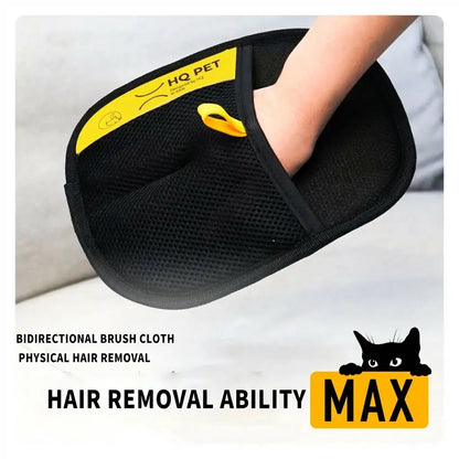 Furgenix® Pet hair remover Electrostatic gloves Two-way brush sticky hair remover Cat hair dog hair glover Grooming Removal Cleaning
