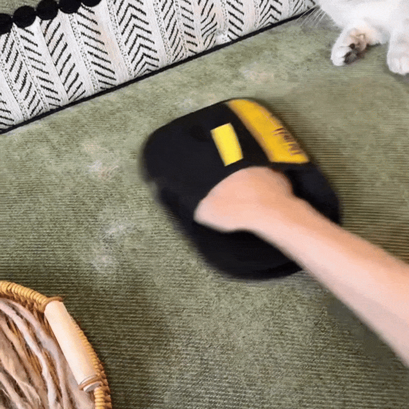 🔥 Pet Hair Removal Gloves -  Two-way brush sticky hair remover Cat hair dog hair glover Grooming Removal Cleaning